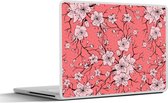 Laptop sticker - 13.3 inch - Patronen - Bloemen - Japan - 31x22,5cm - Laptopstickers - Laptop skin - Cover
