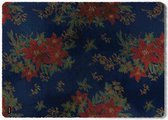 Motif Pluche Matten - 60x85 cm - geluiddempend “ deurmat - geschikt voor tapijt & harde vloeren“ anti-slip rubber “ home accessoires“ Rose de Noël