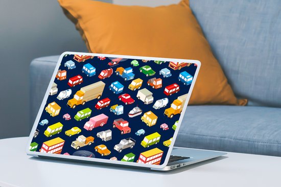 Autocollant pour ordinateur portable - 15,6 pouces - Motif - Voiture - Trafic - 36x27,5 cm - Autocollants pour ordinateur portable - Peau pour ordinateur portable - Couverture