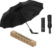 GOAT Outdoor® stormparaplu - Paraplu - Opvouwbaar - Windproof tot 100kmp/u - ⌀ 105 cm - Paraplu - Zwart