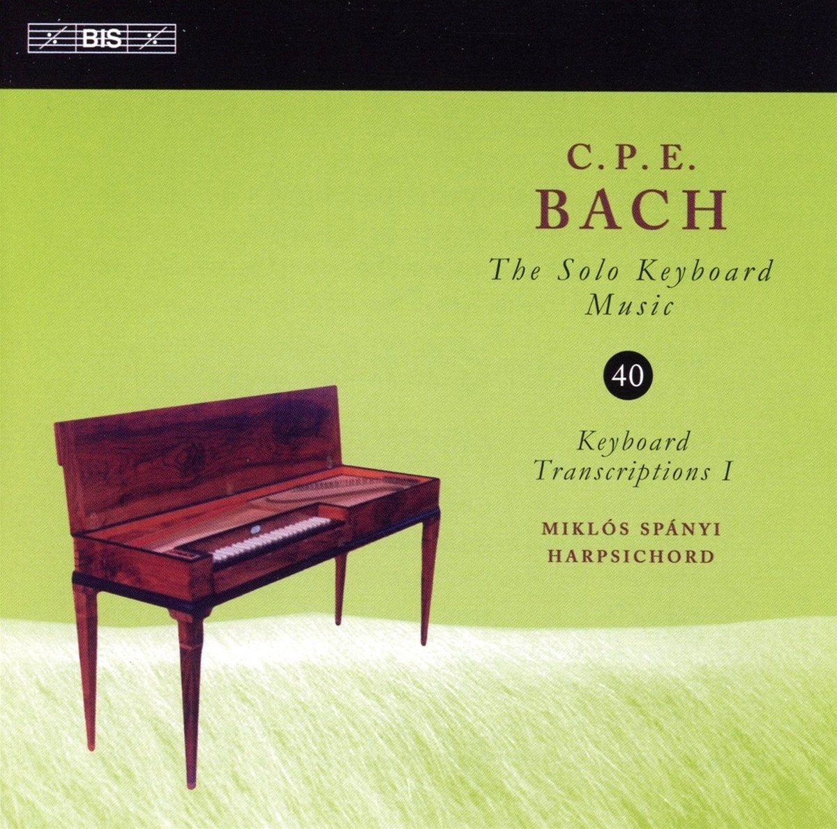 Miklós Spányi - C.P.E. Bach: Keyboard Transcriptions I (CD)