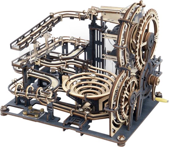 Robotime -  Marble Night City - Houten modelbouw - Knikkerbaan - Bouwpakket - voor kinderen - voor volwassenen