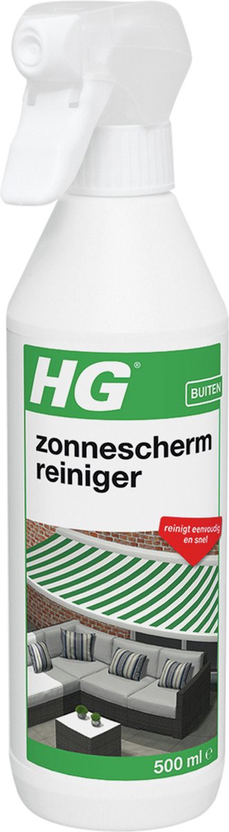 Bol.com HG zonnescherm reiniger - 500ml - reinigt eenvoudig en snel - ook voor markiezen, tenten, strandschermen en canvas aanbieding