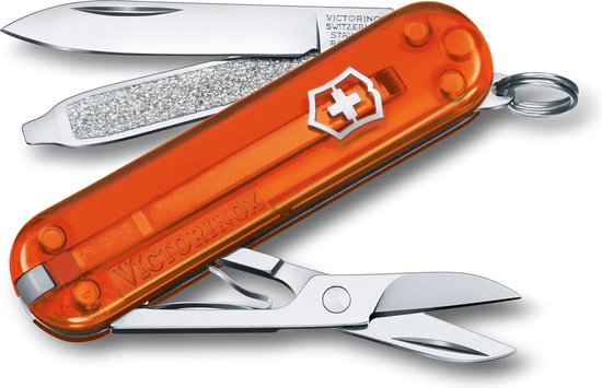 Victorinox Classic SD - Opale de feu - Transparent