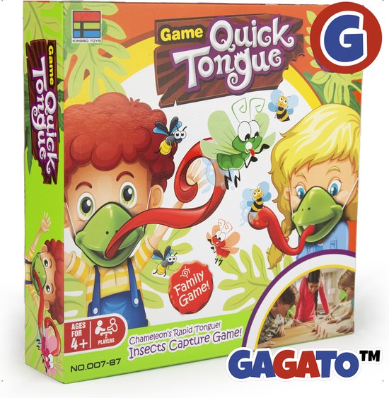 Cater verkoudheid Vaag Quick Tongue - Kameleon Spel - Spellen voor kinderen - Leeftijd 4+ | Games  | bol.com