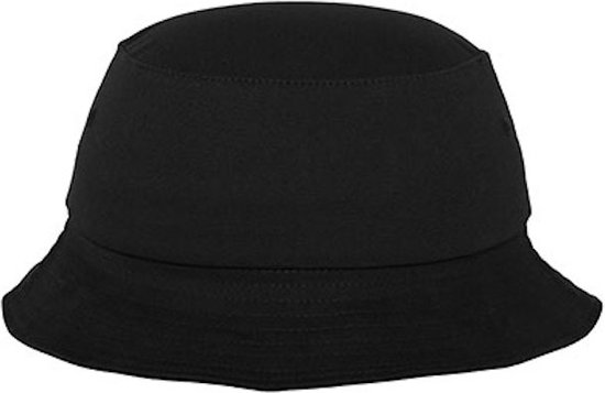 Flexfit 'Cotton Twill Bucket Hat' Zwart
