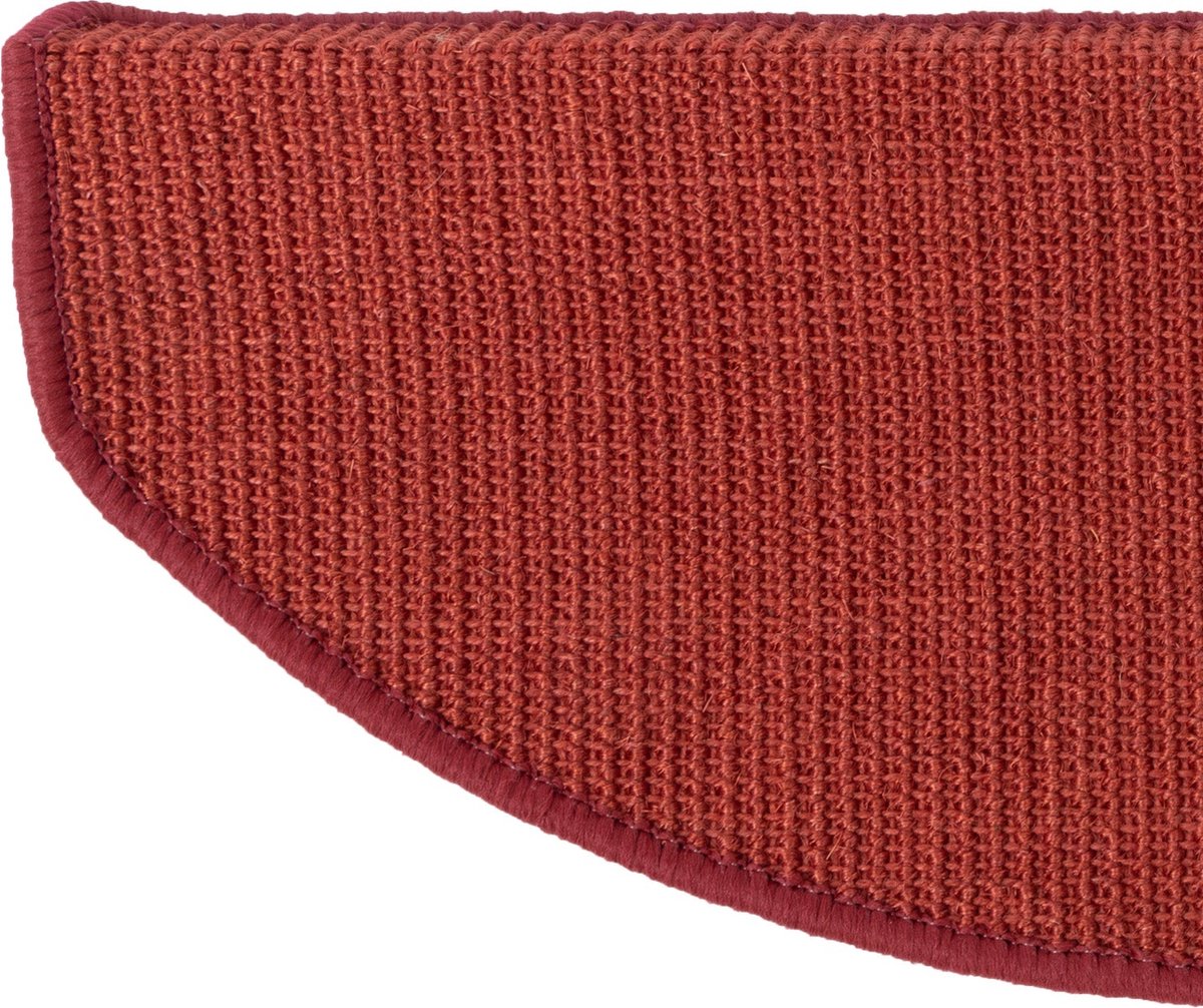 KARAT Tappeto In Sisal Naturale 120x180 Cm Con Bordo Cappuccino | Antiscivolo, Adatto A Pavimenti Riscaldati