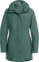 VaudeIdris III 3in1 Parka Women - Outdoorjas - Dames - Groen - Maat 44