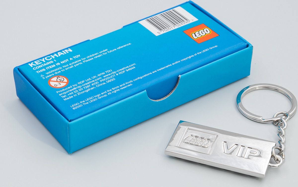 LEGO Metalen Sleutelhanger 5006330 VIP Limited Edition bol