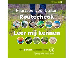 De pauzewandeling - Routecheck en Leer mij kennen - coaching - educatief spel - vragenspel - gesprekskaarten - reflectievragen - persoonlijke ontwikkeling - coachkaarten - teamcoaching - teamuitje - cadeau - vragenspel - teambuilding - buiten
