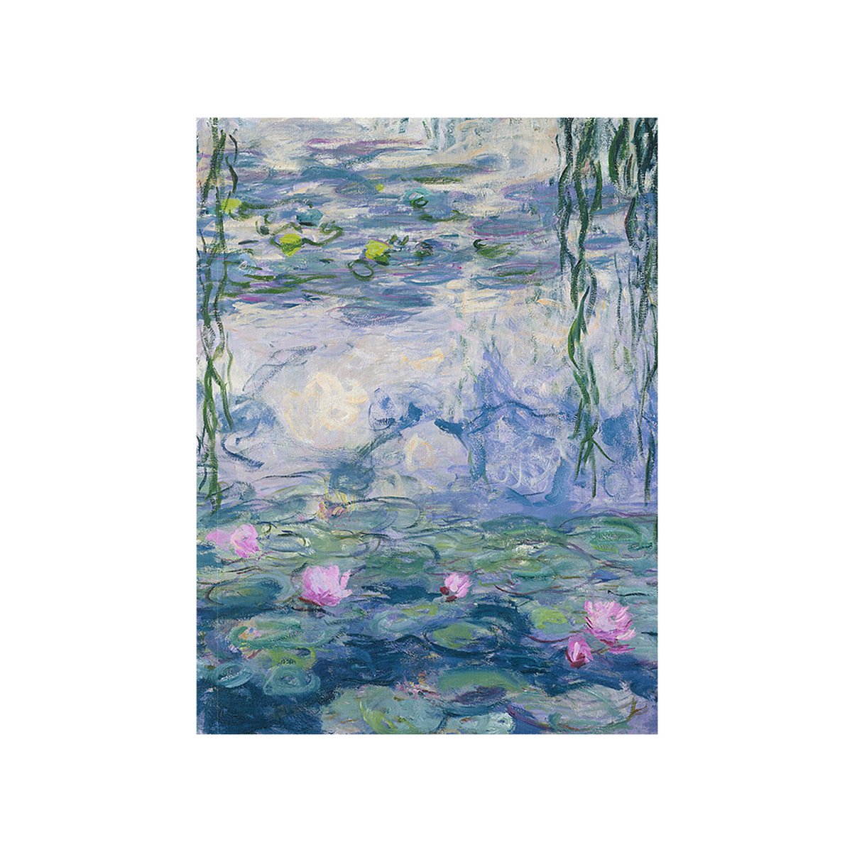 Softcover kunst schetsboek, Claude Monet, Waterlelies