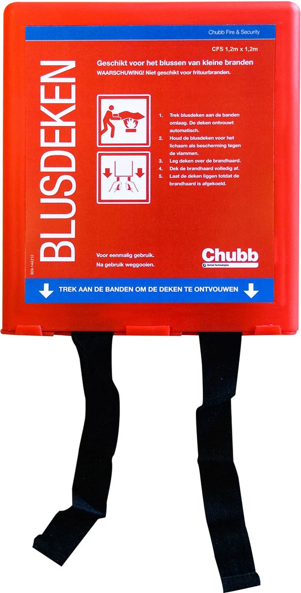 Chubb - Blusdeken - In Houder - 1,1x1,1 Meter - ajax