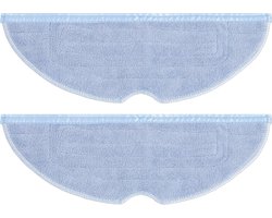 Set van 2 Dweilpad voor robotstofzuigers - Dweildoek Geschikt voor Roborock S7 S7+ T7S S7 Max / T7S Plus / G10