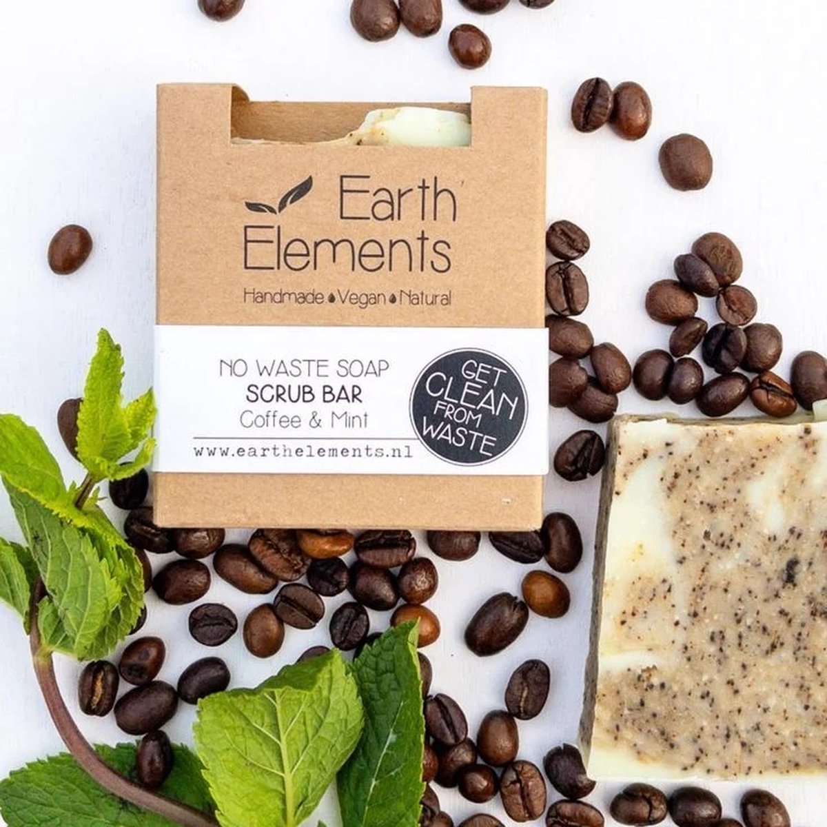 Earth E Scrub Bar Coffee & Mint