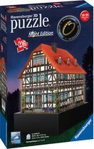Ravensburger Fachwerkhaus Night Edition- 3D puzzel gebouw - 216 stukjes