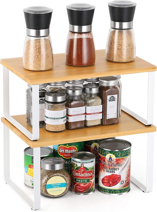 COVAODQ Set of 4 Kitchen Racks, Pantry Organizer, Rack Insert in