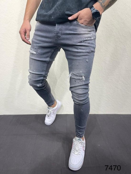 Homme Extensible Homme SKINNY JEANS Jeans slim de haute qualité - W33 | bol