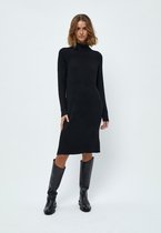 Minus Ava Knit Turtleneck Dress Jurken Dames - Rok - Jurk - Zwart - Maat XL