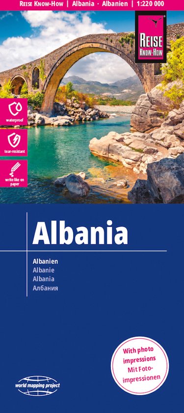 RKH Wegenkaart Albania/Albanien - cover