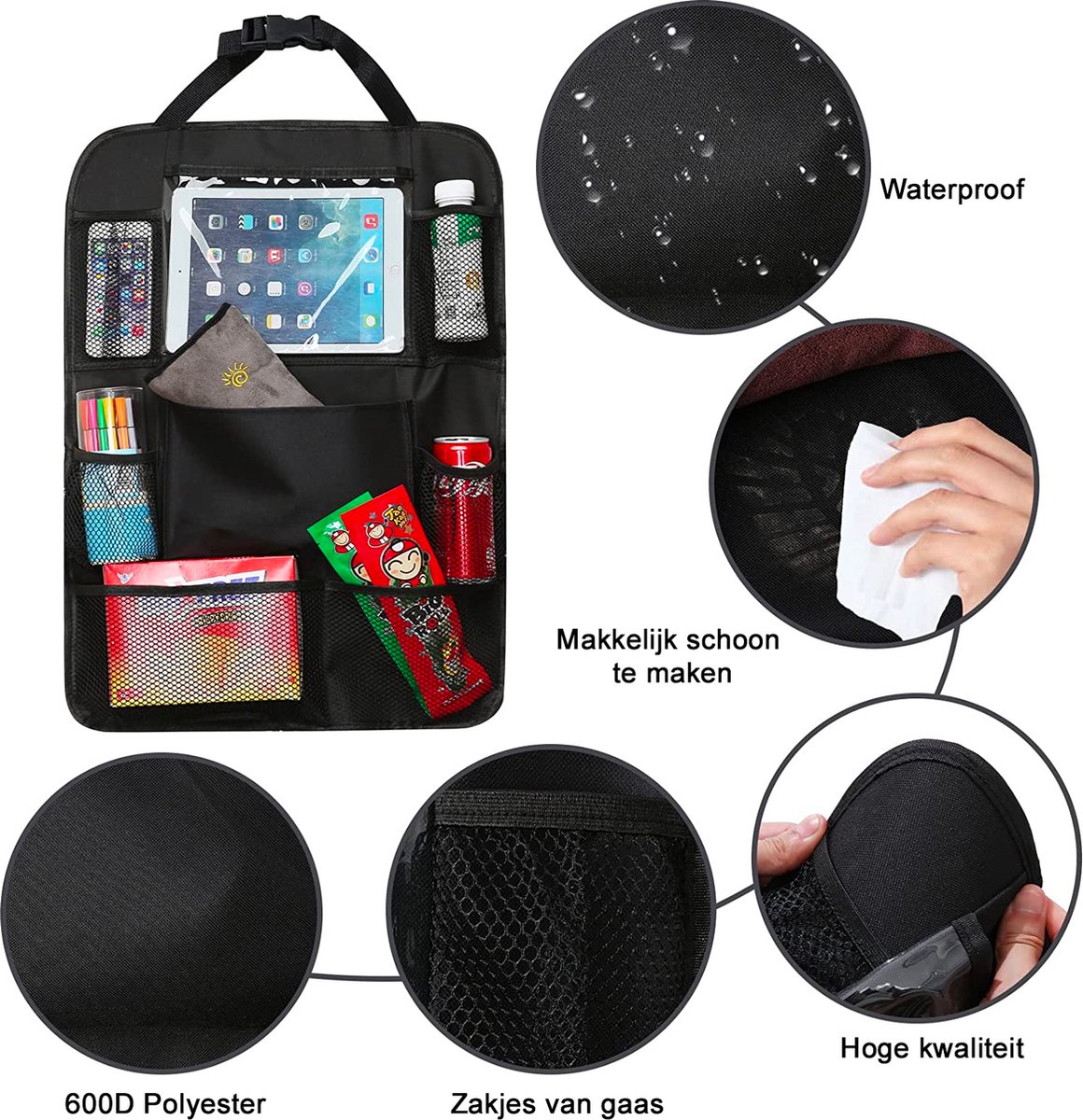 Auto Organizer Tussen Voor Stoelen