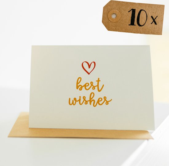 10x hippe kerstkaarten (A6 formaat) - kerst kaarten om te versturen - kaartenset - kaartjes blanco - kaartjes met tekst - luxe kerstkaarten - feestdagenkaarten - kerstkaart - wenskaarten