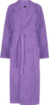Luxe badjas met Capuchon (Lavendel) - XXL - Unisex - COZYLION - Comfortabele paarse ochtendjas, badjas met ruime zakken â€“ Paars, Cassis â€“ Voor Thuis, Sauna, Spa, Wellness of Hamam