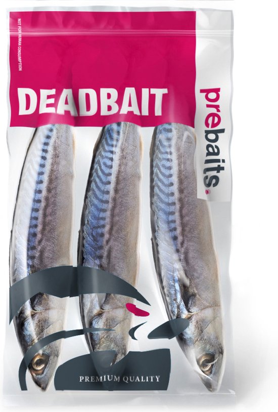 Doodaas Makreel Middel - Vacuüm verpakt - 20-30CM - 2-4ST van Merkloos — afbeelding 2