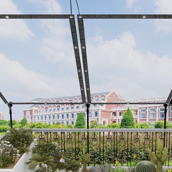 thumbnail: Waterdicht Transparant Pergola Zeil - PVC Dekzeil Met Oogjes, Voor Terras & Tuinhuis