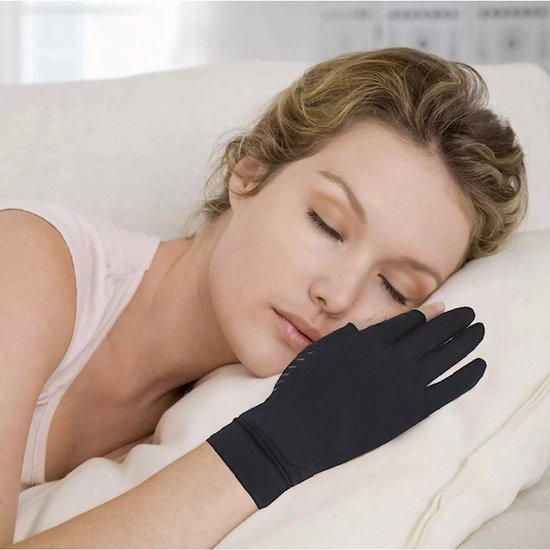De Millennials Reuma Compressie Handschoenen met Vingertoppen - Maat XL