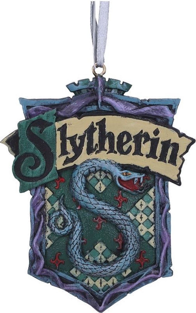 Nemesis Now - Harry Potter - Slytherin Wapen - Hangende Kerstboomversiering - 8cm