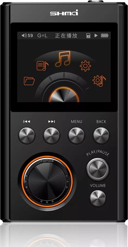 Shmci® C5S Professional Hifi Dac Lecteur MP3 32 Go (max. 128 Go) - Zwart |  bol.com