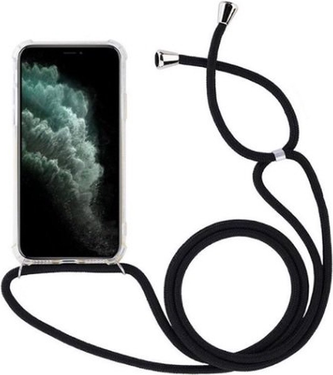 iPhone 13 Mini Hoesje Met Koord Transparant