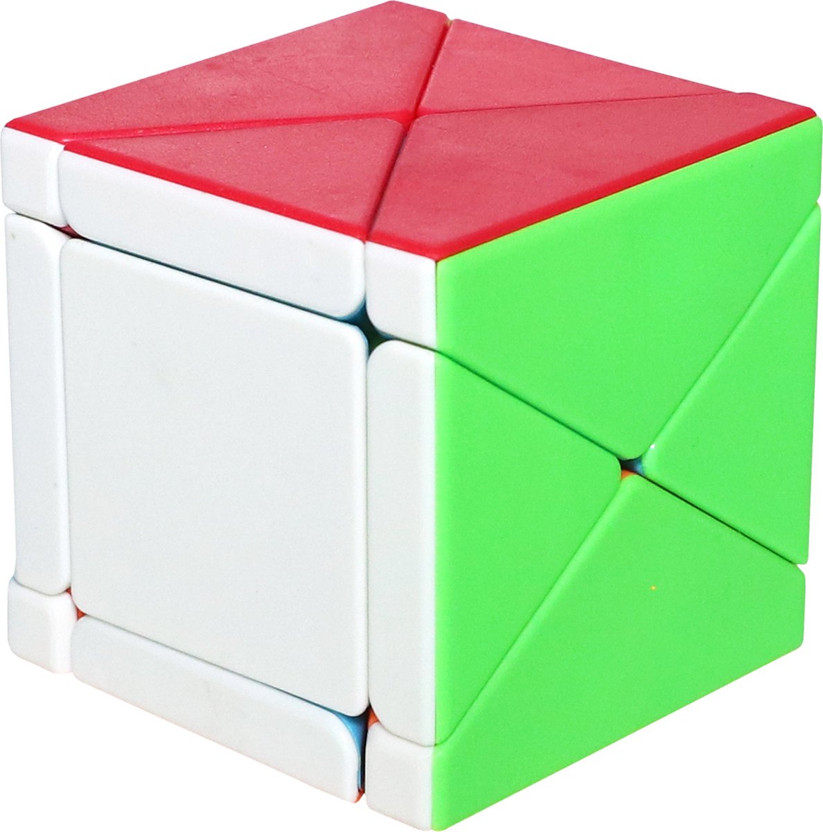 ROXENDA Speed Cube, Irregular Puzzle Magic Cube, 3D Rotating Puzzle Cube for Kids, Smooth Fast Cube Toy for Quick Cube Fun for Kids Adults (1 x 1 x 1 Cube