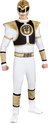 FUNIDELIA Wit Power Ranger verkleedpak - Kostuum voor mannen - Maat: M - Wit