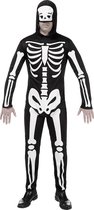 FUNIDELIA Déguisement Squelette Homme - Taille : XL - Zwart