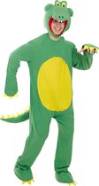 FUNIDELIA Krokodil Kostuum Voor voor vrouwen en mannen - Maat: M - L - Groen