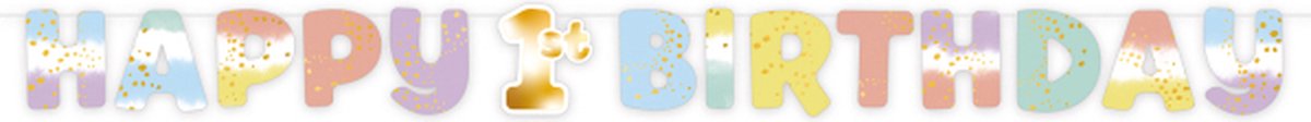 Amscan - Letterbanner 1st year