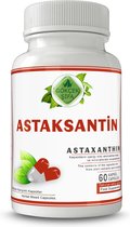 Astaxanthine Extract Capsule - 60 Capsules - 1 CAPSULE 1000 MG EXTRACT - Krachtige Antioxidant - 60.000 mg Kruidenextract - Geen Toevoegingen - Beste Kwaliteit