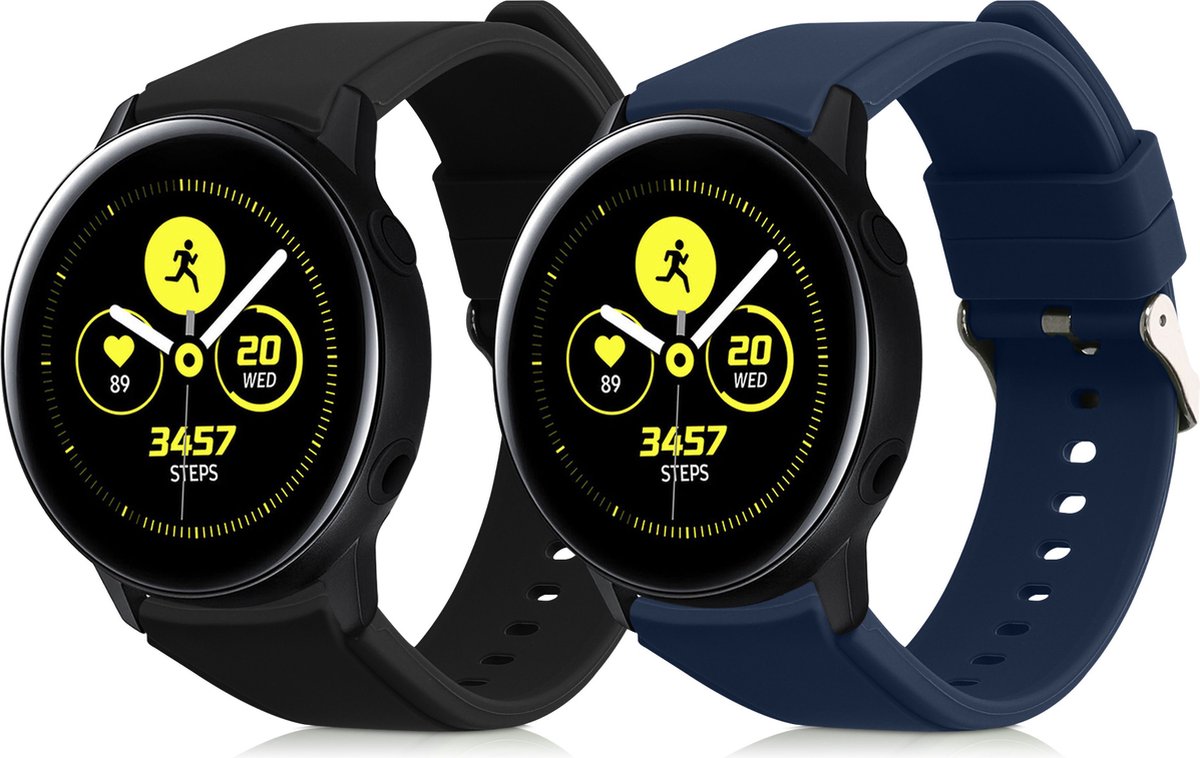 kwmobile 2x armband voor Samsung Galaxy watch 5 / Watch 5 Pro Bandjes