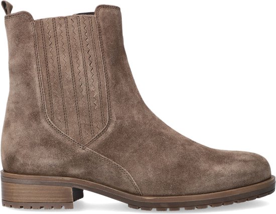 Gabor 792.1 Enkellaarsjes - Enkelboots met rits - Dames - Taupe - Maat 43