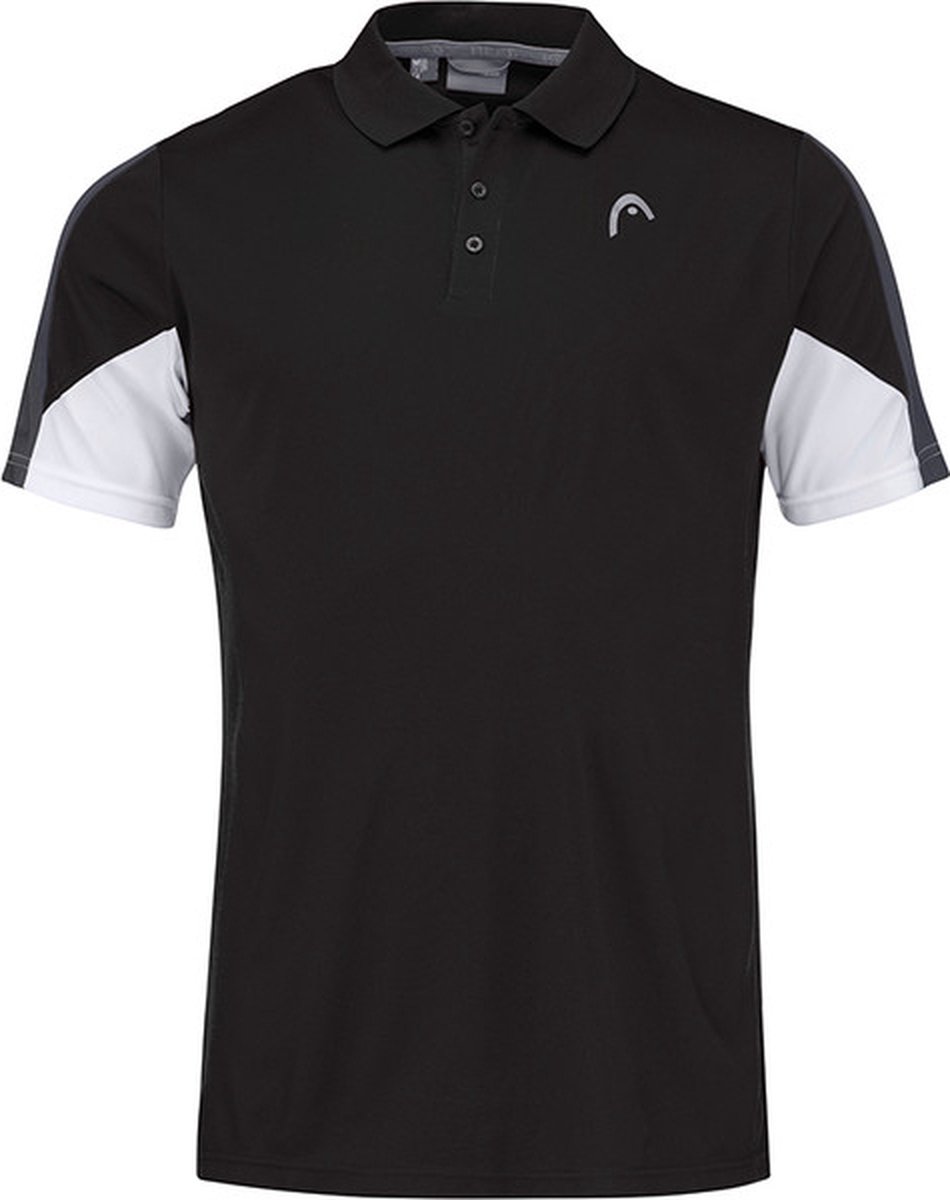 Head Club Tech Polo sportpolo’ – Mannen Zwart