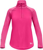 Under Armour Graphic Half Zip Longsleeve Meisjes - sportshirts - Pink - Vrouwen