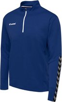Hummel Authentic HZ Sweatshirt Heren - sportshirts - donkerblauw - Mannen