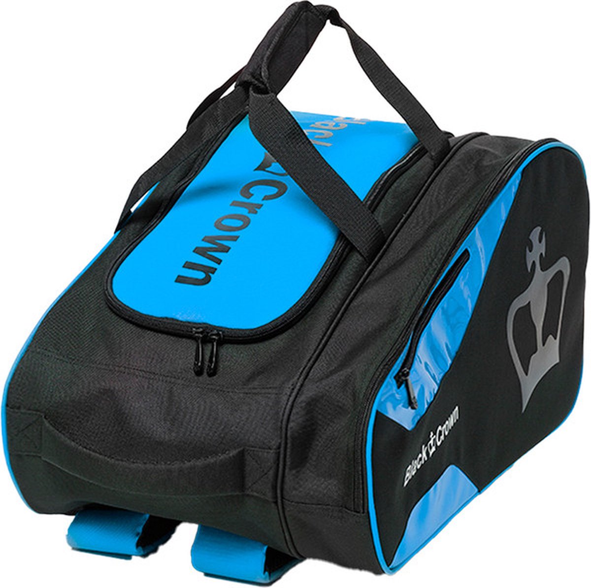 Black Crown Racketbag Zeus Blue - Sporttassen - Black/Blue
