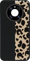 ADEL Siliconen Back Cover Softcase Hoesje Geschikt voor Huawei Mate 40 Pro - Luipaard Bruin