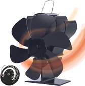 Thuiser Kachelventilator voor Houtkachel - Ecofan - Haardventilator - Warmte Ventilator - Warmeluchtblazer - Heteluchtblazer