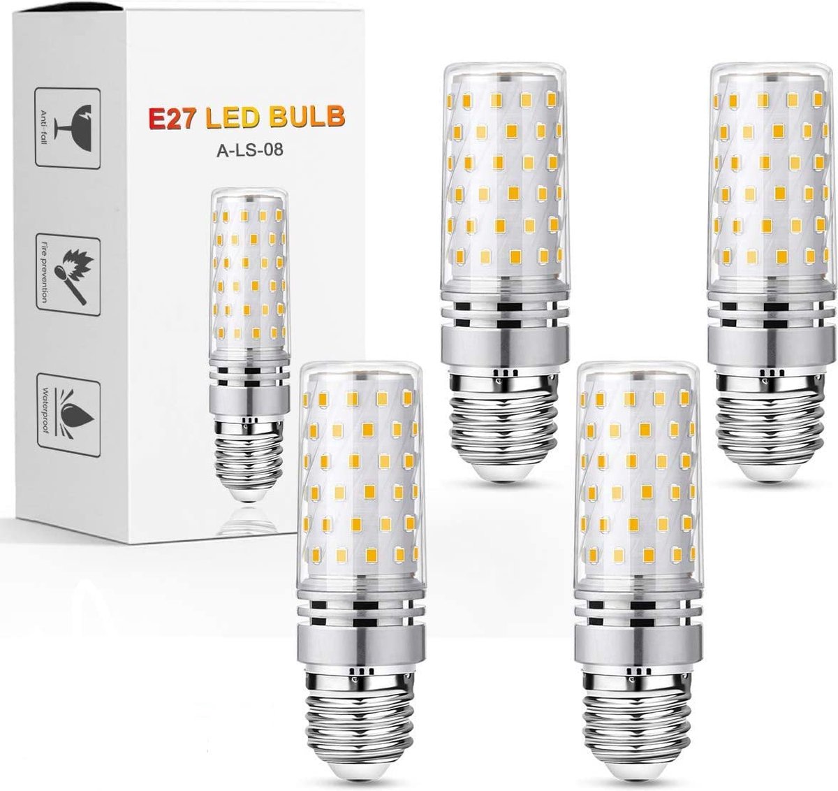 6 stuks 12 V led-lampen voor camper, aanhanger, boot, warm wit, 2800 K