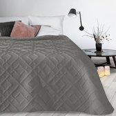Oneiro’s luxe ALARA Type 2 Beddensprei Taupe - 220x240 cm – bedsprei 2 persoons - beige – beddengoed – slaapkamer – spreien – dekens – wonen – slapen