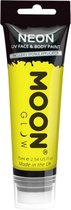 Moon Creations - Moon Glow - Supersize Intense Neon UV Face & Body Paint - Schmink - Geel