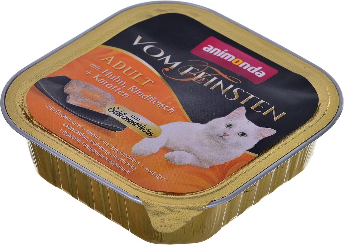 Animonda ANIMONDA Vom Feinsten Classic Kattensmaak: kip, rundvlees + wortel- 32 x 100g